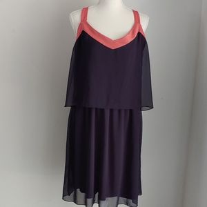 Women blue sheer dress👗